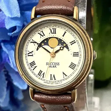 [레어] SEIKO ALBA SUCCESS 문페이즈 쿼츠 손목시계