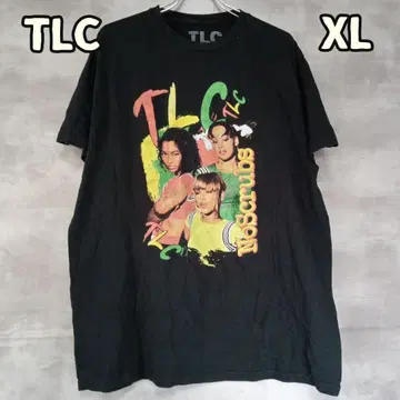 TLC 노스크럽스 투어 T 00s 블랙 티셔츠 XL [ 오589 ]