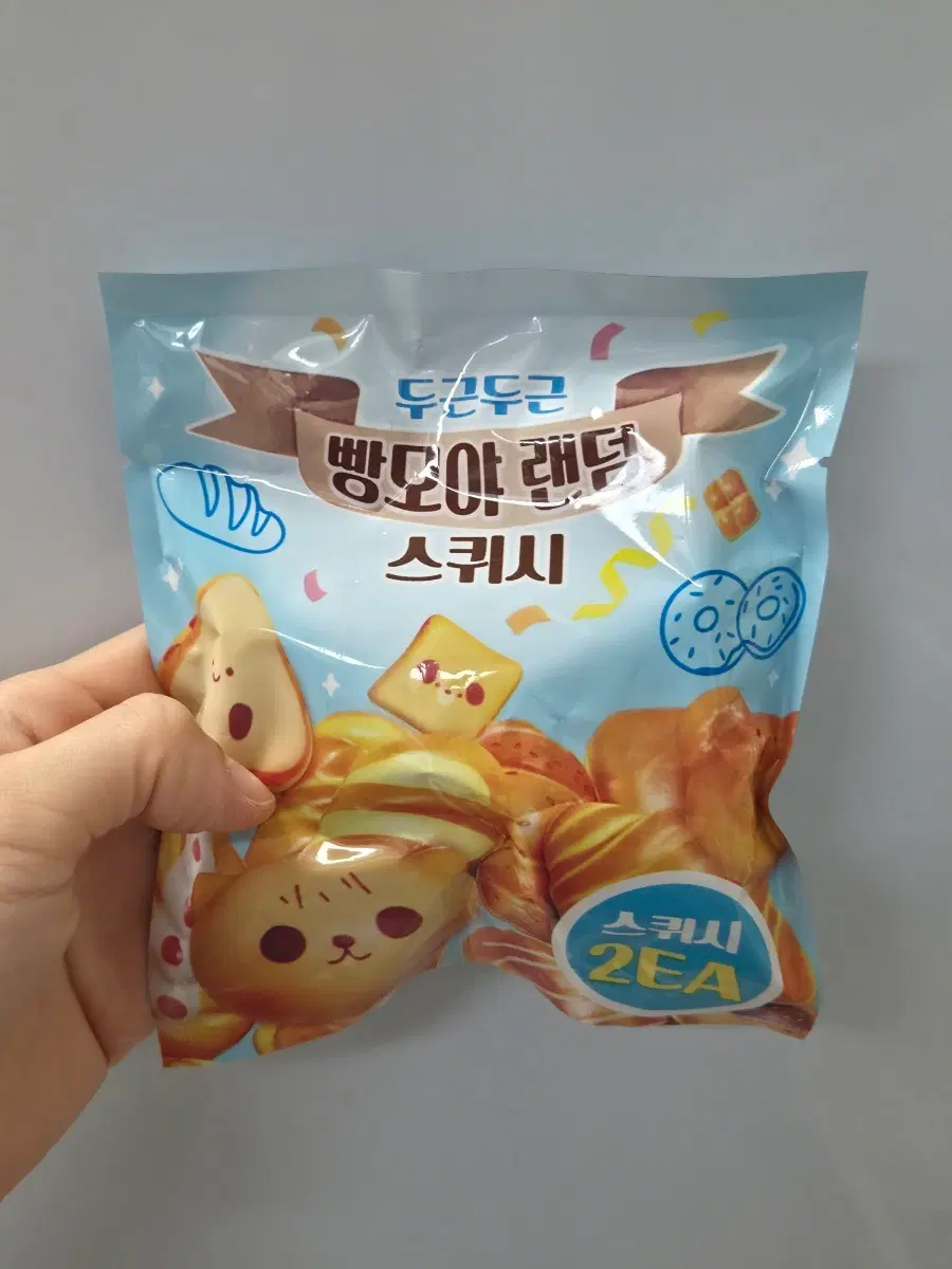 빵모야 랜덤 스퀴시(2개입) 새제품