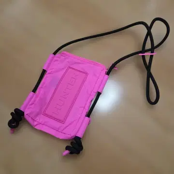 HUNTER 숄더백 핑크
