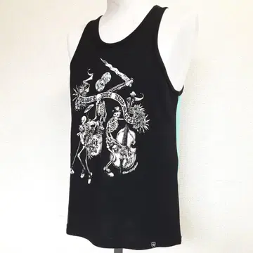 새상품급 RUDE GALLERY 루드 갤러리 탱크탑 블랙 스카이블루 M
