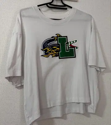 LACOSTE 반팔 T셔츠 화이트 36사이즈
