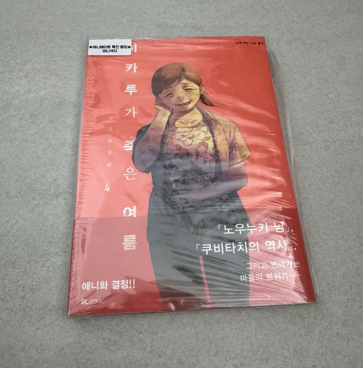 히카루가 죽은 여름 4권 애니메이트 특전 포함