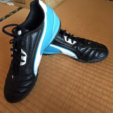PUMA 축구 트레이닝 슈즈 블랙 블루 25cm