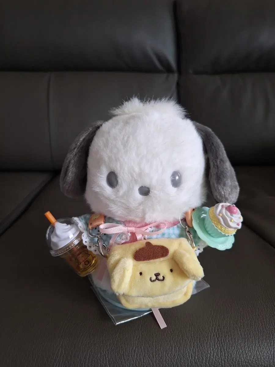 포차코 컵케이크 커피 백 피탓토 인형 세트