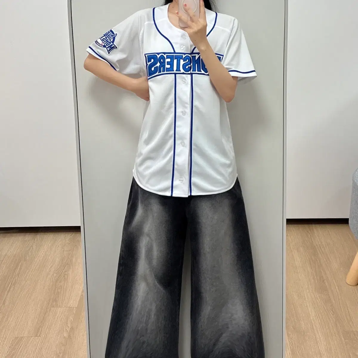 최강야구 몬스터즈 노마킹 야구 홈 유니폼