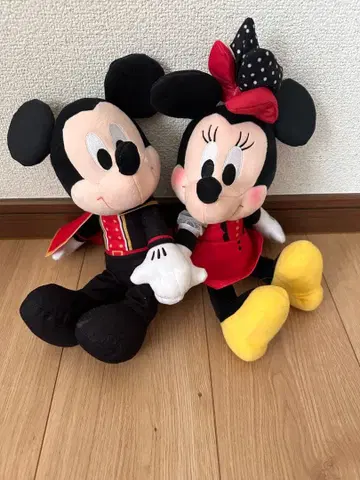 디즈니 미키 & 미니 봉제 인형 커플 세트
