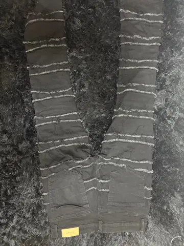 [mnml] Paneled Skinny Stacked DenimBlack