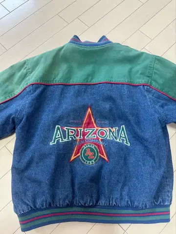 90s ARIZONA JEAN COMPANY 데님 자수 로고 빈티지