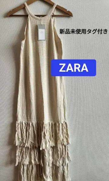 택 포함 미사용 새상품 ZARA 자라 롱 원피스