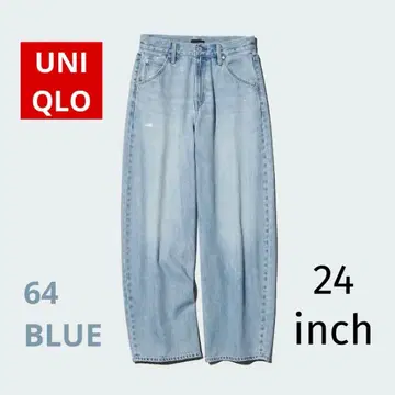 [ UNIQLO ] 배기 배럴 레그 청바지