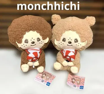 Monchhichi 봉제 인형 2체 세트