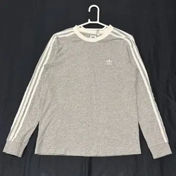 adidas Originals 트레포일 자수 로고 원 포인트 롱 T
