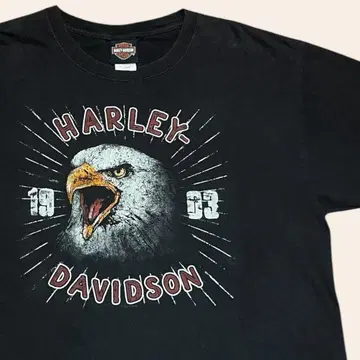 Harley-Davidson 티셔츠 이글 1903 블랙