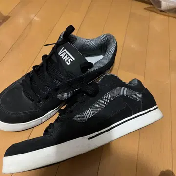 VANS 스케이트 보드화 탄색 두꺼운 하운드투스 US12 스케이트 보드화