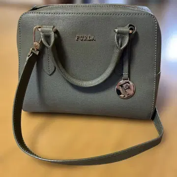 주말 세일 FURLA 숄더백 그린 가죽