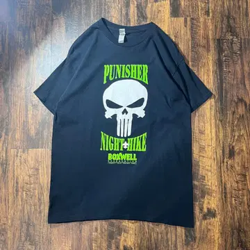 PUNISHER NIGHT HIKE 티셔츠 블랙