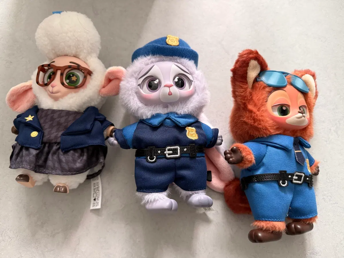 미니소 주토피아 인형 3종세트