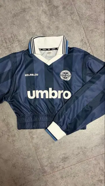 UMBRO 숏 기장 축구 T셔츠 네이비