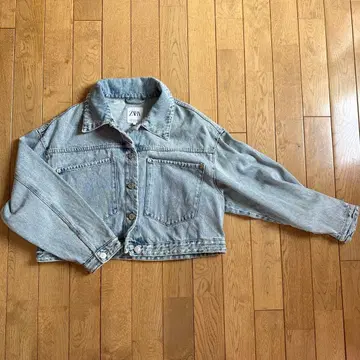 ZARA 데님 자켓 라이트 블루 XL