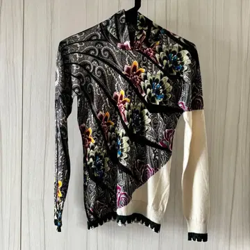 ETRO 에트로 니트 상의 꽃무늬 40