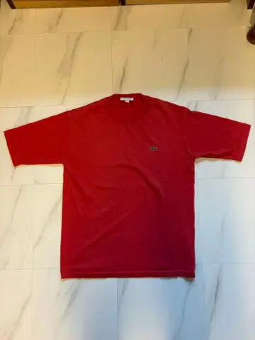 LACOSTE T셔츠 레드