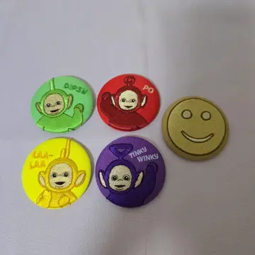 텔레토비즈 Teletubbies 자수 캔뱃지 5개 세트