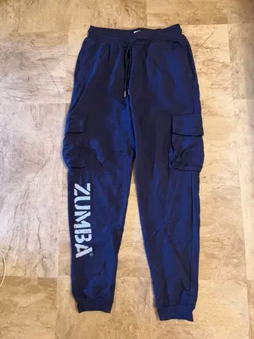 ZUMBA WEAR 카고 스웨트 팬츠 네이비 정품