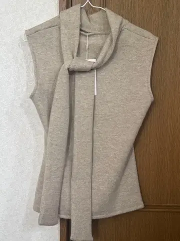 zara 보타이 슬리브리스 니트