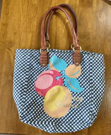 Juicy Couture 깅엄 체크 토트백