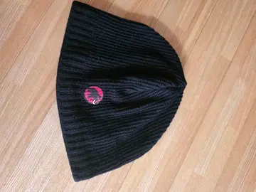 MAMMUT 마무트 니트 모자 비니 블랙