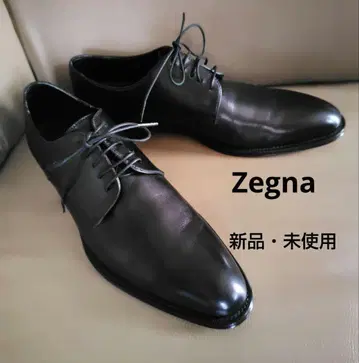 [ 새상품 미사용 ] Zegna 신발 UK 6 제냐 이탈리아제 블랙
