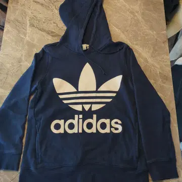 adidas Originals 트레포일 후드티 네이비