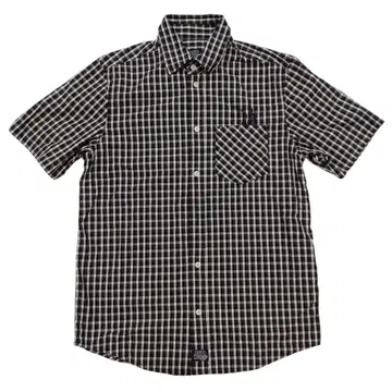 ANTI HERO x DICKIES 이글 자수 반팔 체크 셔츠