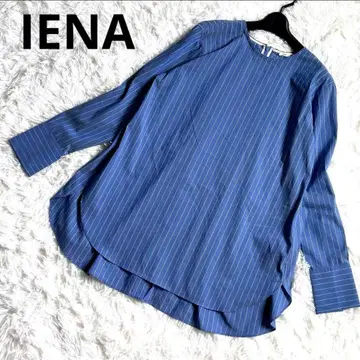 [새상품급] IENA 이에나 스트라이프 크루넥 셔츠 블라우스 긴팔 튜닉