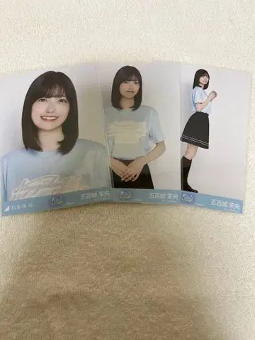 노기자카46 이오키 마오 홋카이도 T셔츠 컴프 브로마이드