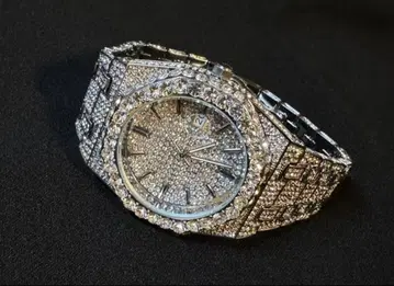 Iced out Watch AAAAA 지르코니아 손목시계