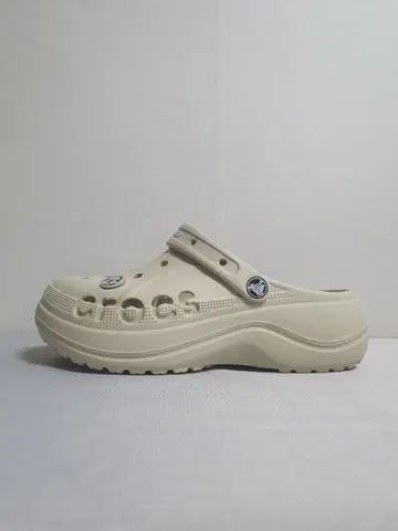 240mm 크록스 바야 플랫폼 클로그 아이보리 베이지