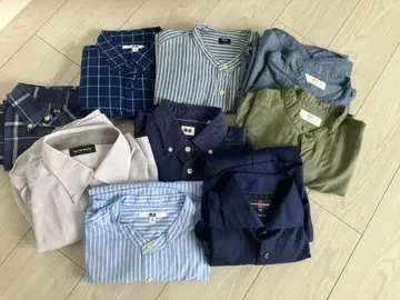 9장 묶음 판매 UNIQLO Journal Works 남성용 셔츠