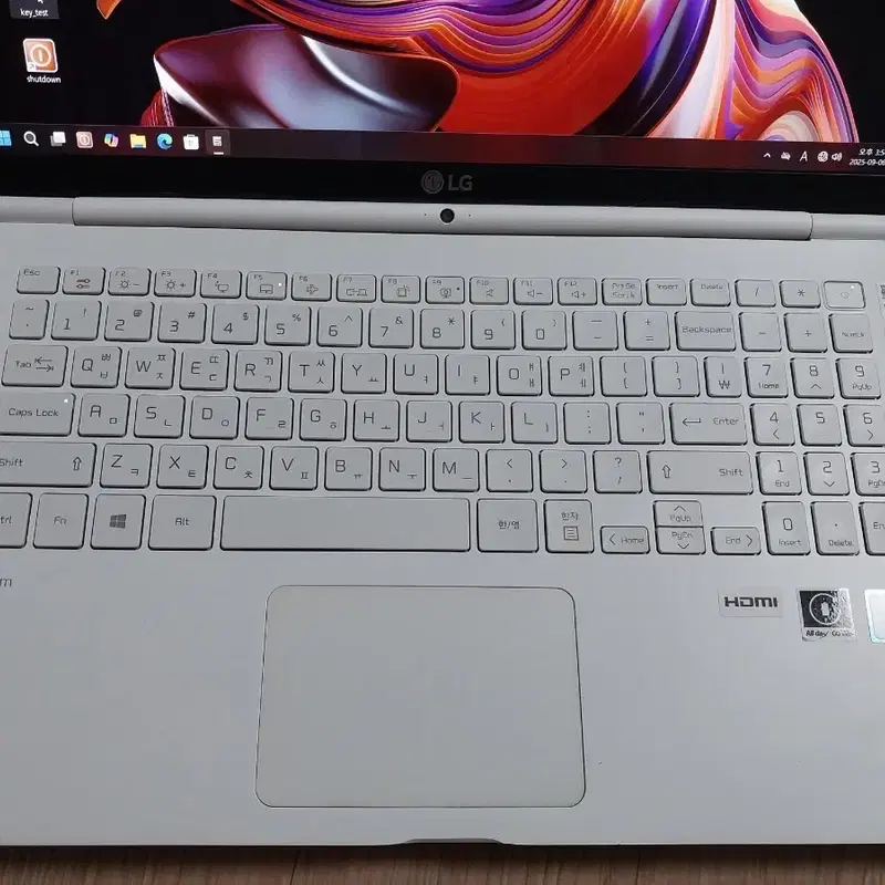 그램노트북 부품용 15Z970 팜레스트 키보드 정상