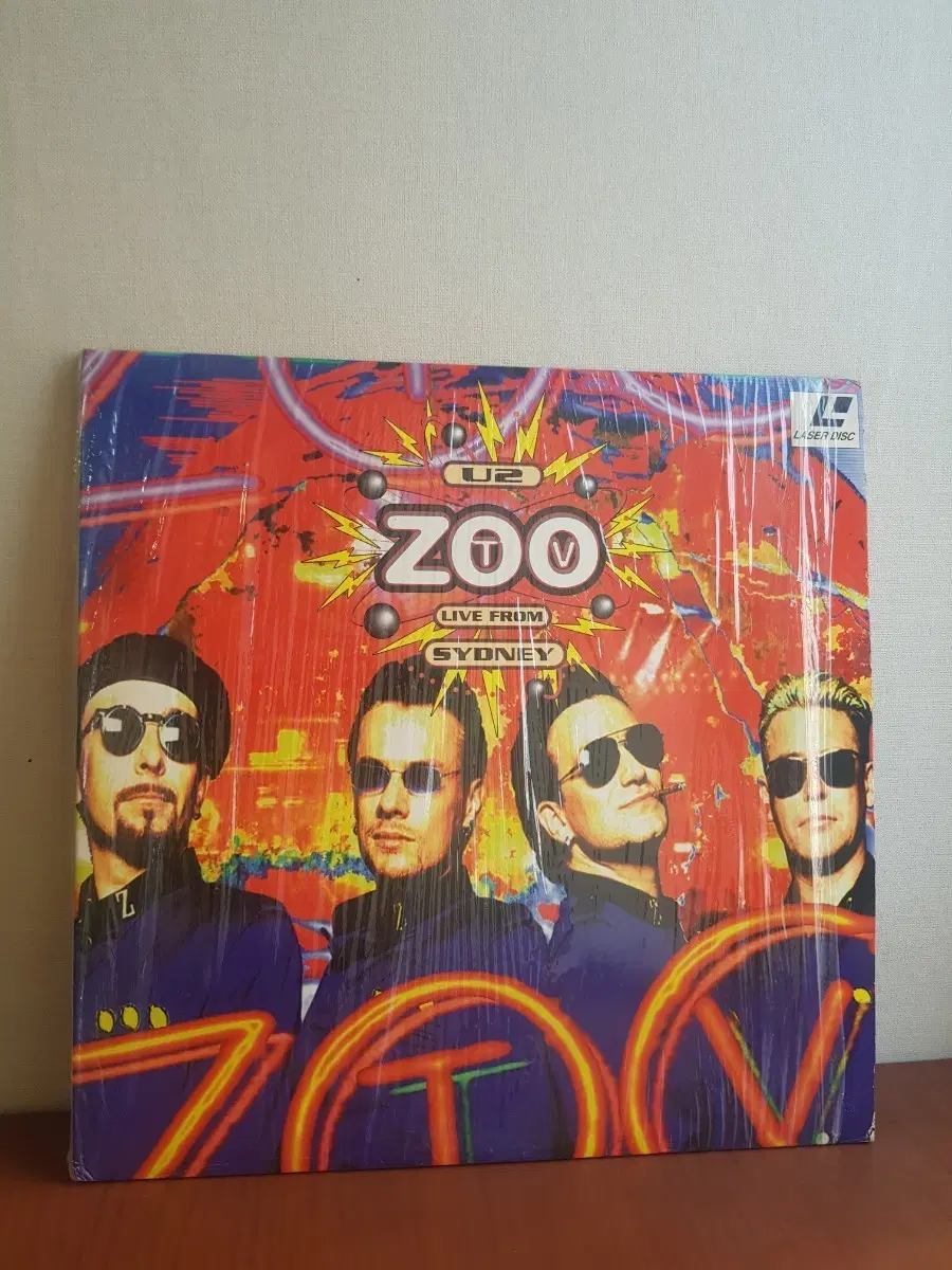 하자LD U2 Zoo TV 진열용엘디 전시용LD 레이저디스크 인테리어소품