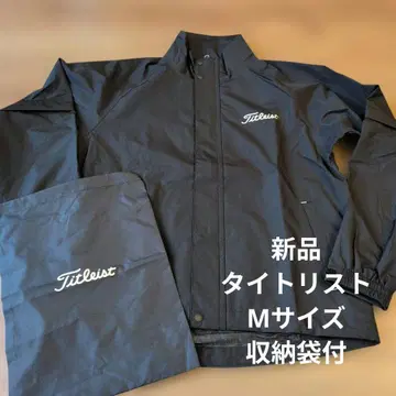 새상품 Titleist 우비 M 사이즈 수납 봉투 포함 타이틀리스트 골프