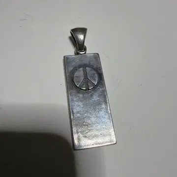 실버 925 펜던트 탑 목걸이 플레이트 peace 피스