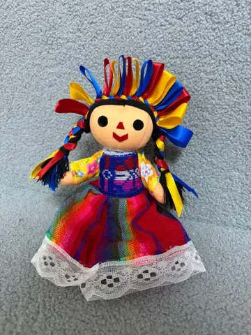 멕시코 마리아 인형 민족 의상 핸드메이드