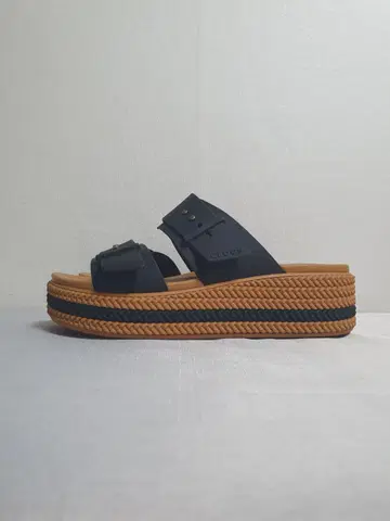 240mm 크록스 브루클린 우븐 버클 샌들 블랙