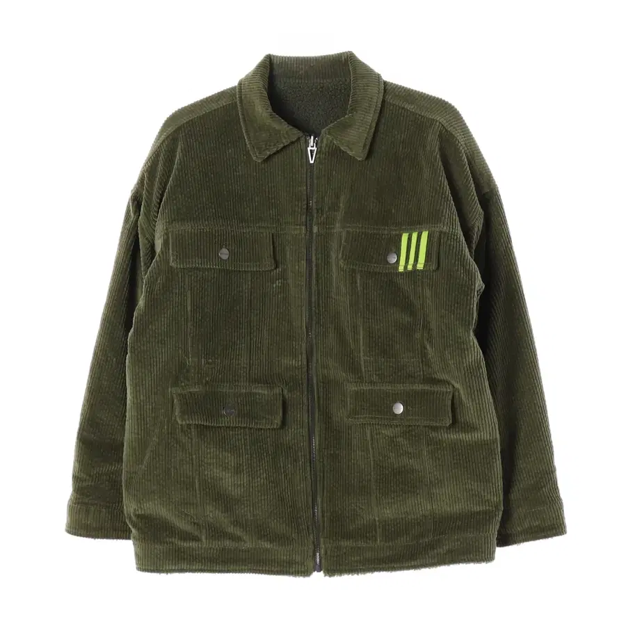 아디다스x 아이비 파크 22FW 리버서블 코듀로이 자켓 카키