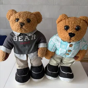 The World of Classy Bear 시리즈 테디베어 2체 세트