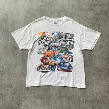 90s~ DELTA NASCAR 티셔츠 USA제 레이싱 구제 의류 XL