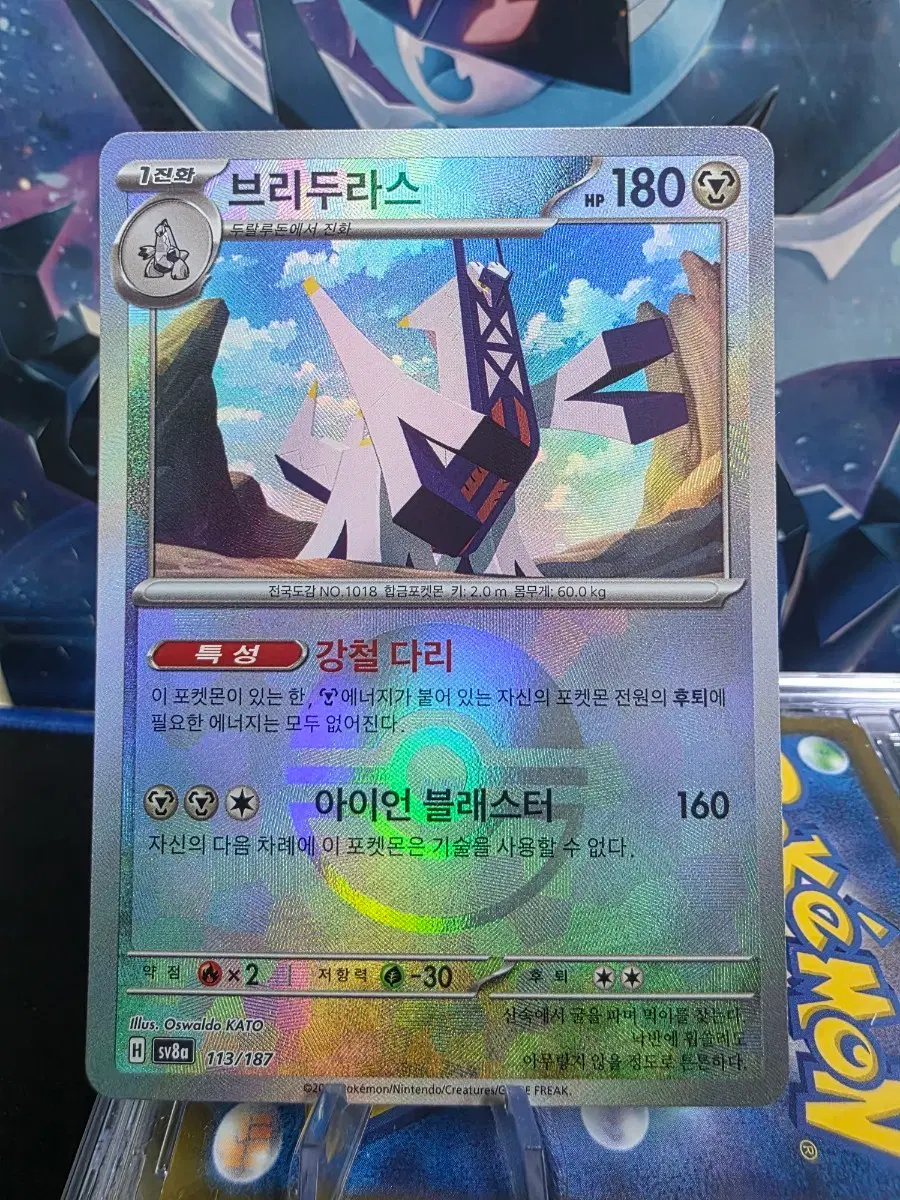 포켓몬카드 심볼 브리두라스