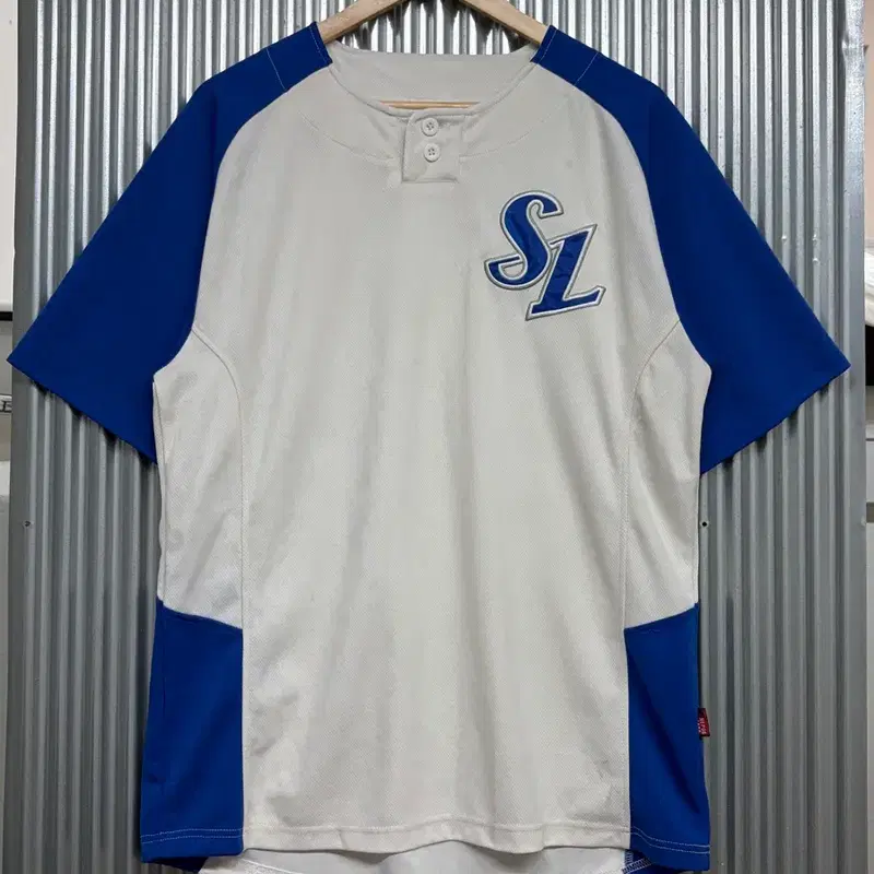 105 삼성 라이온즈 SL로고 그레이블루 KBO 야구 유니폼 4.5